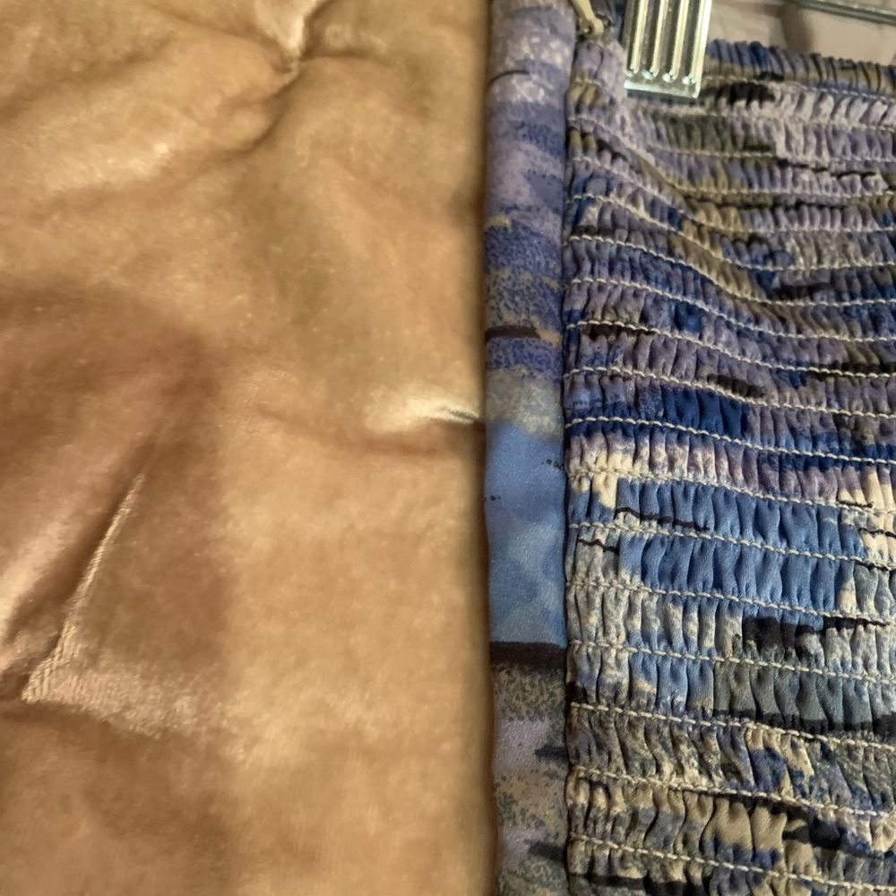 BCBGeneration Strapless Blue and Gray Patterned C… - image 9